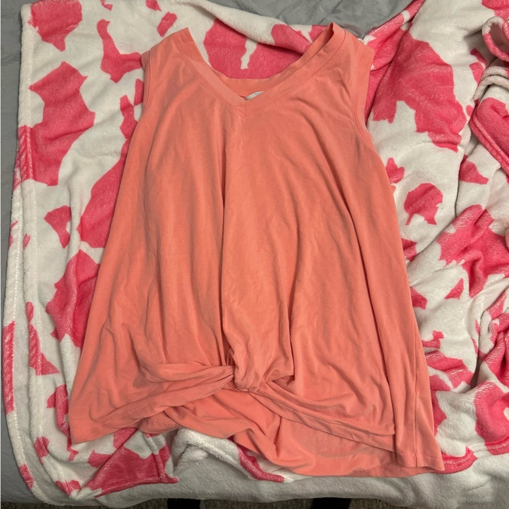 Time And Tru pink sleeveless blouse